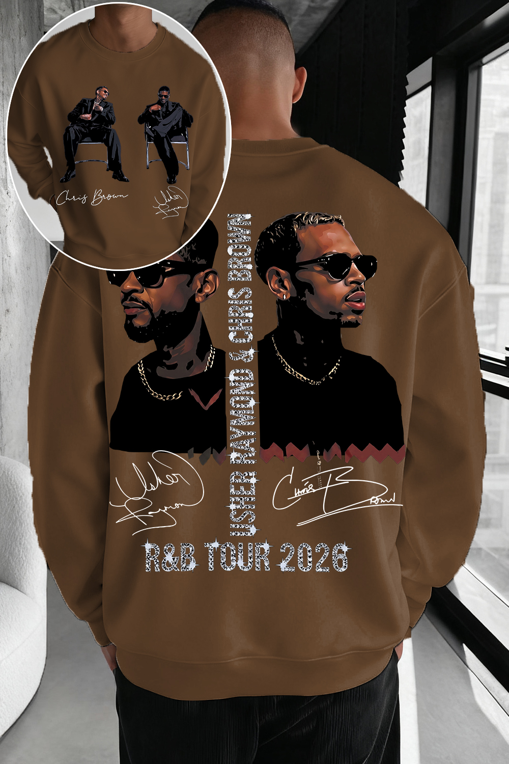 CB & Usher Concert Sweatshirt