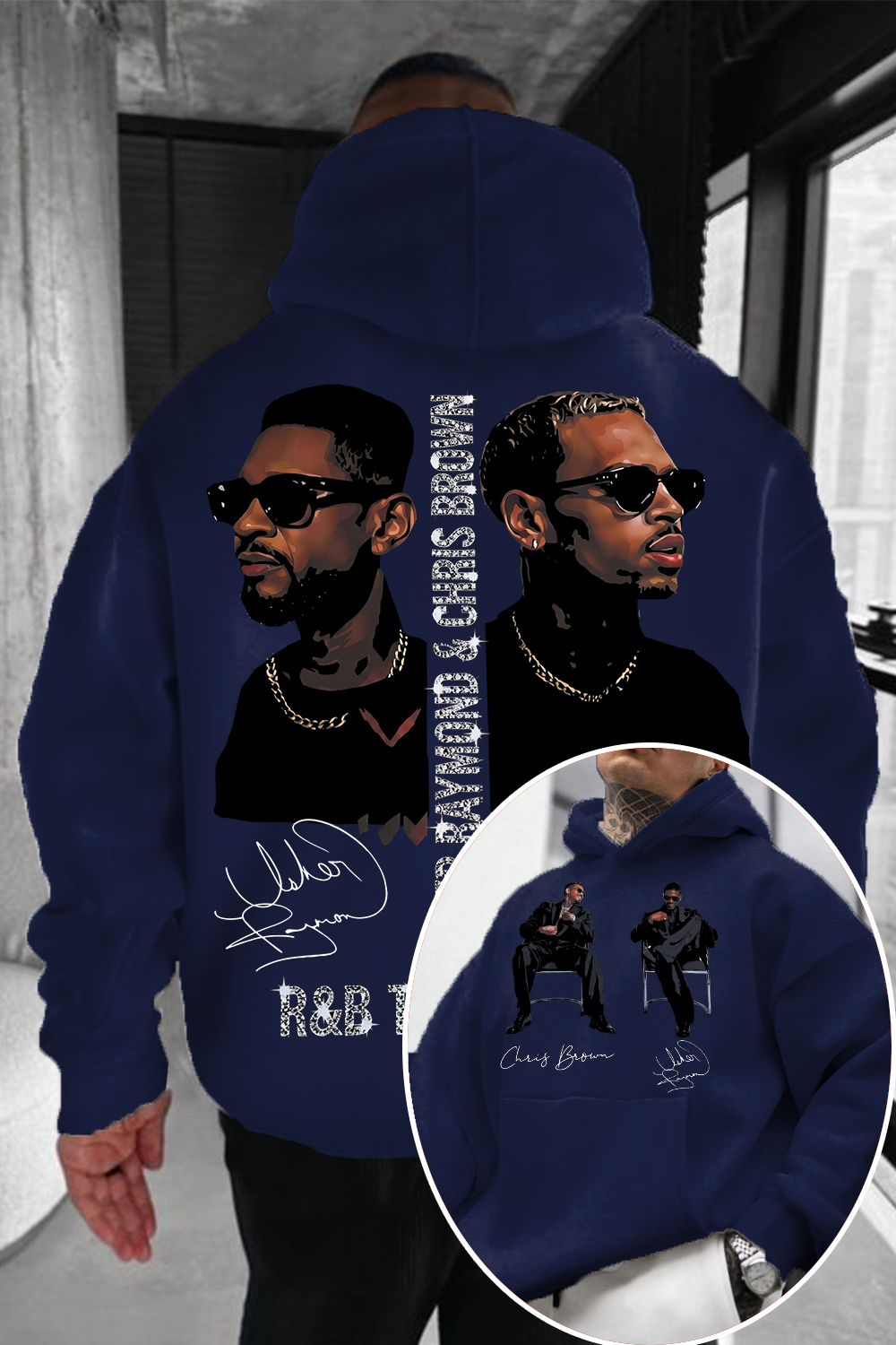 CB & Usher Concert Hoodie