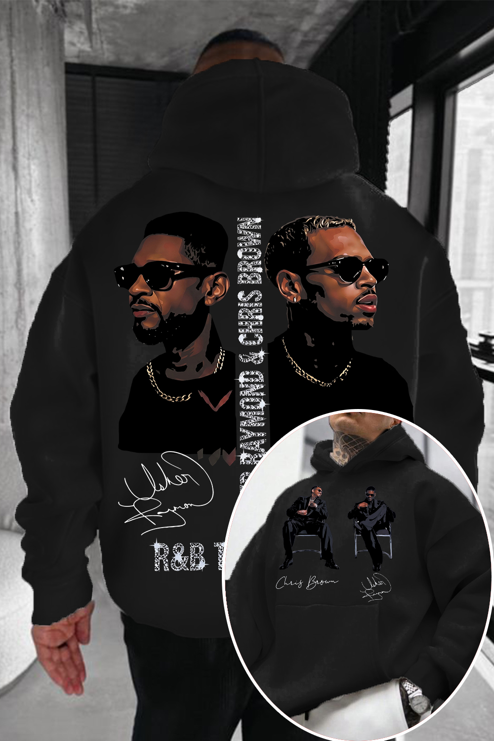 CB & Usher Concert Hoodie