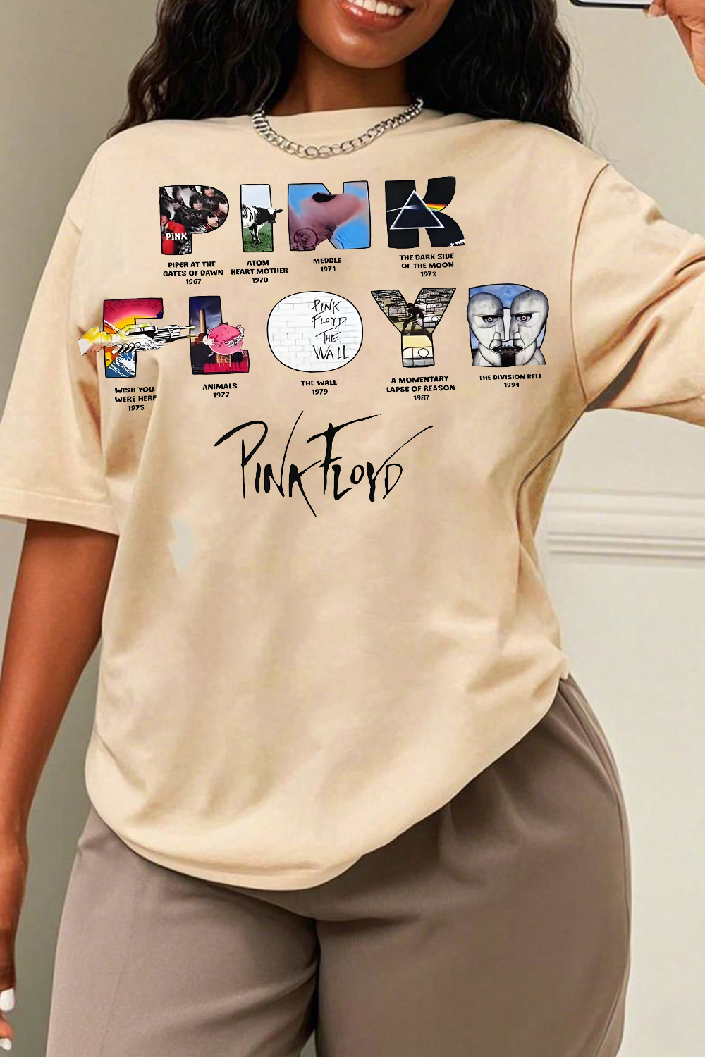 Pink Floyd Men's Short-sleeved Women's T-shirt