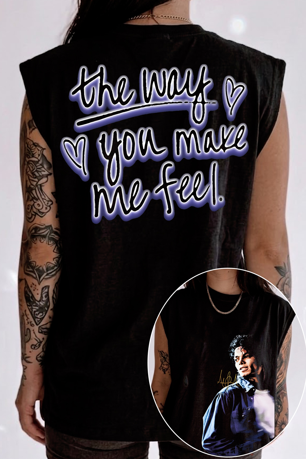 MJ Signature Women's Vest (With Backprint)