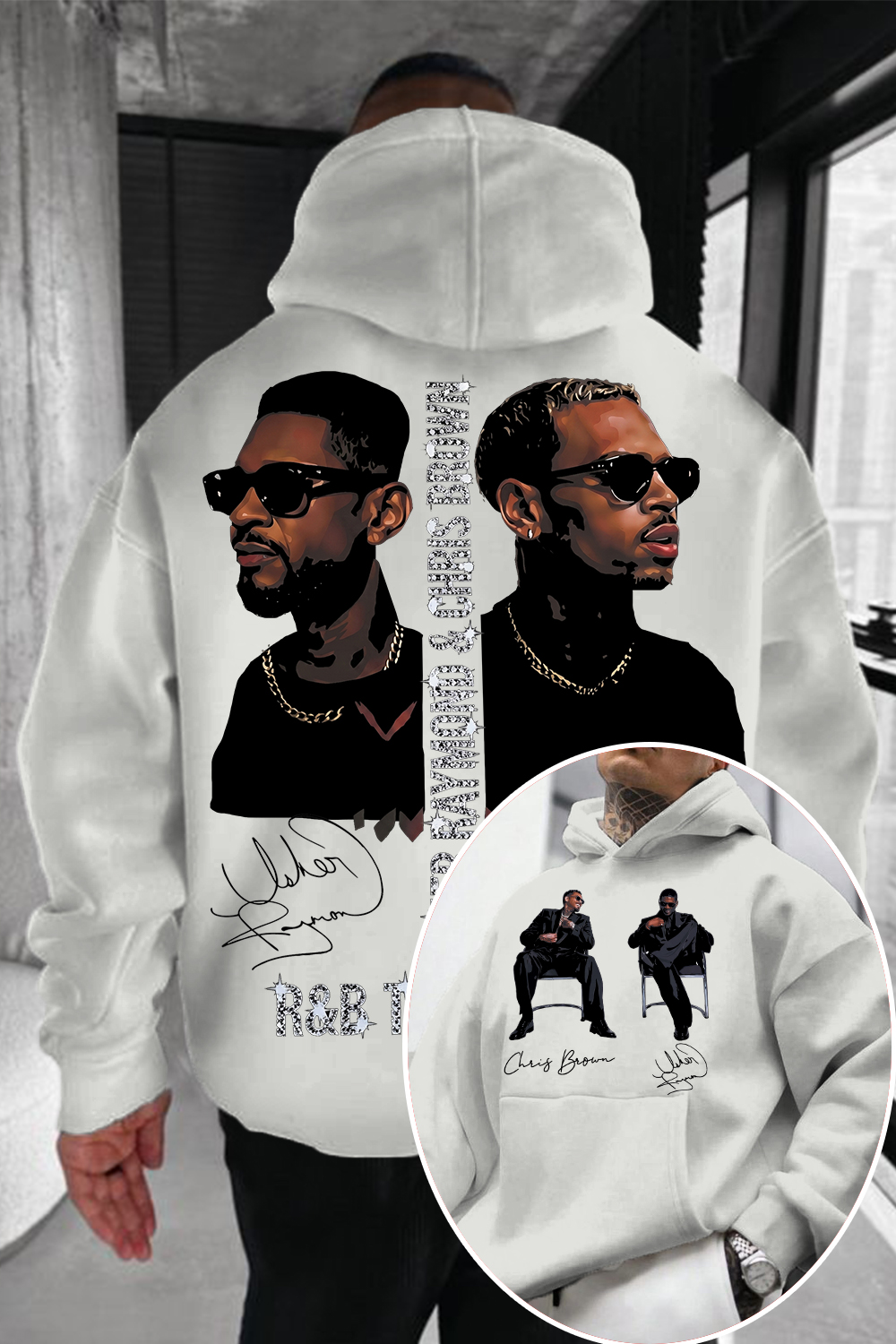 CB & Usher Concert Hoodie