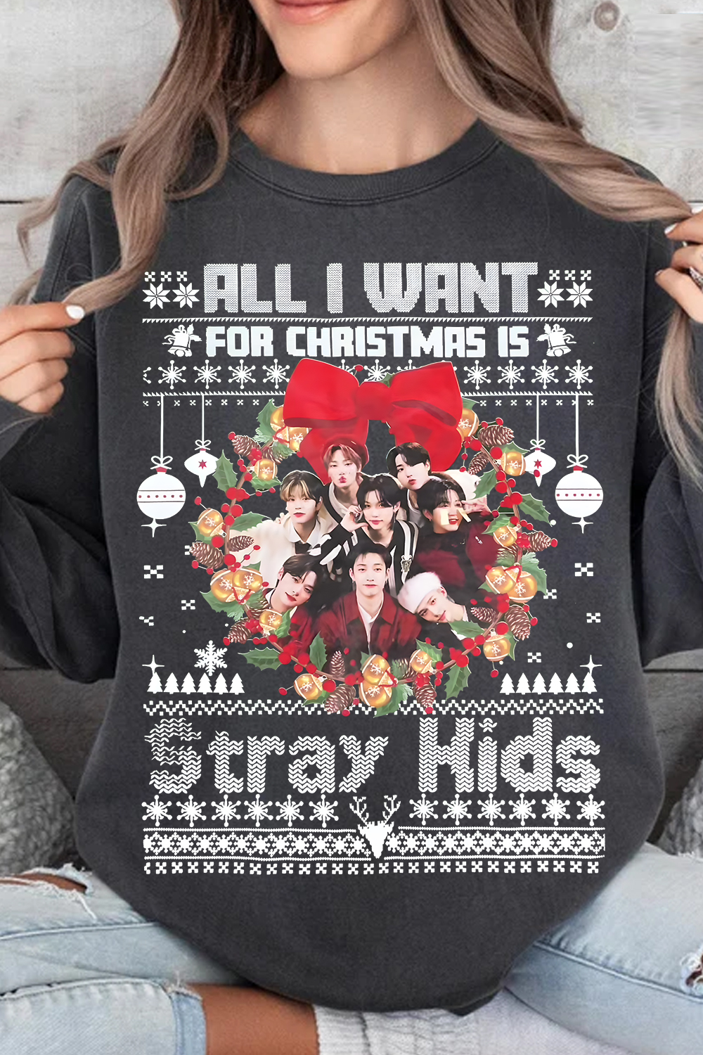 Stray Kids Christmas Version Sweatshirt