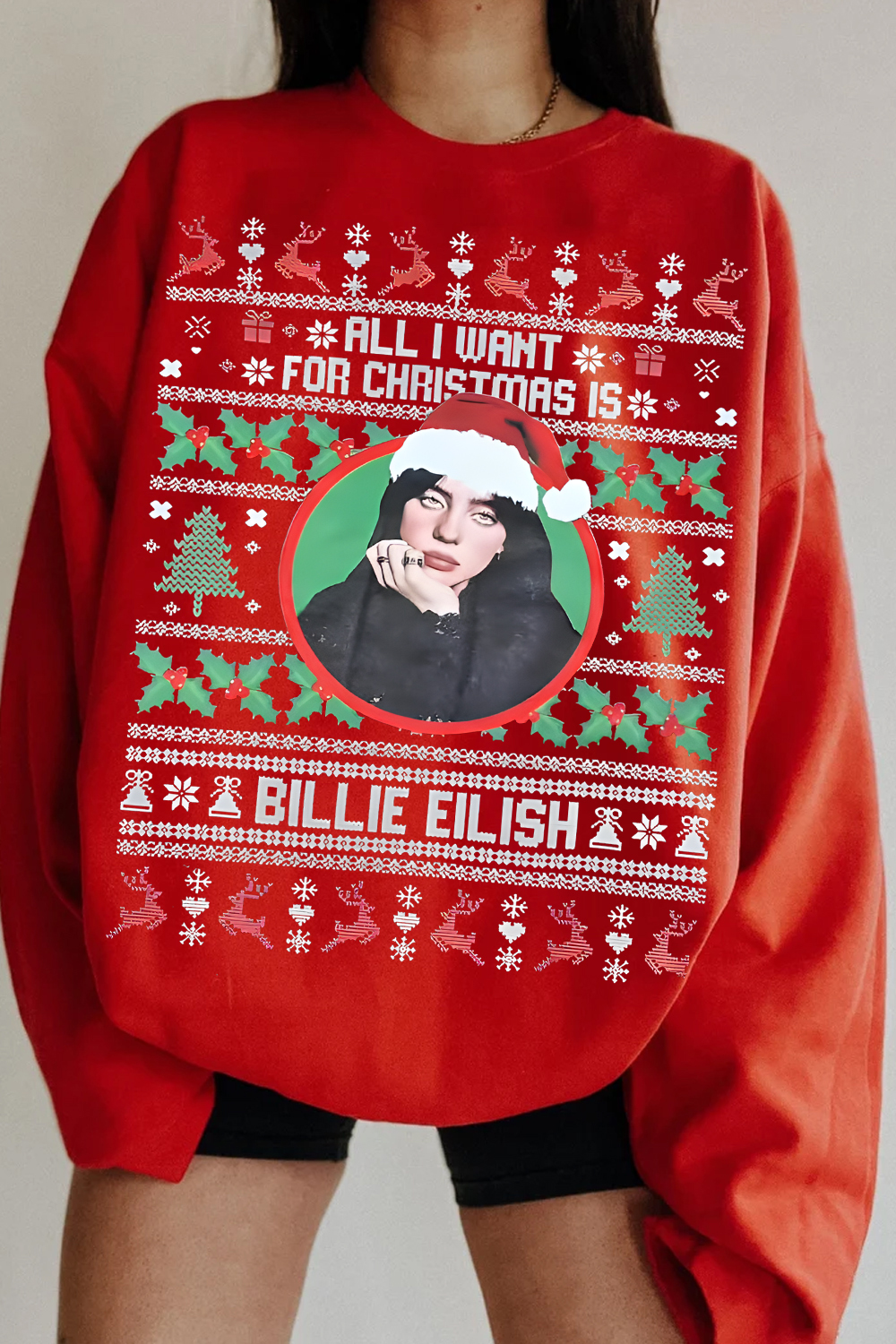 Billie Eilish Christmas Sweatshirt
