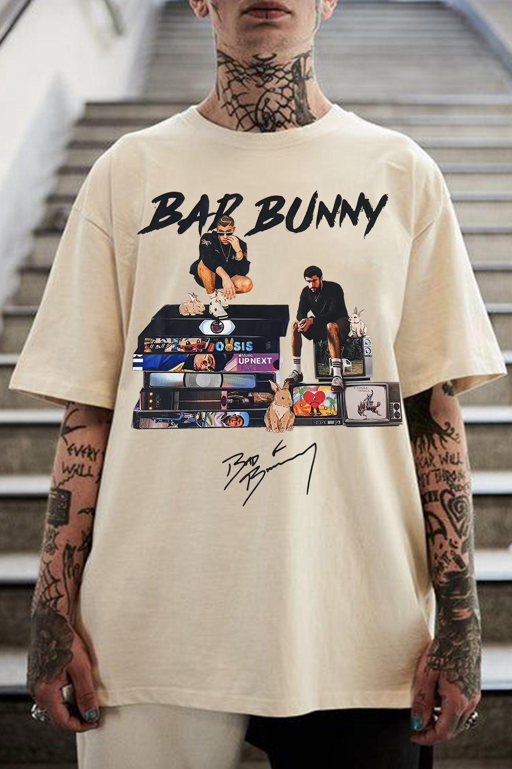 Bad Bunny Debi Tirar Mas Fotos Graphic Tee For Men