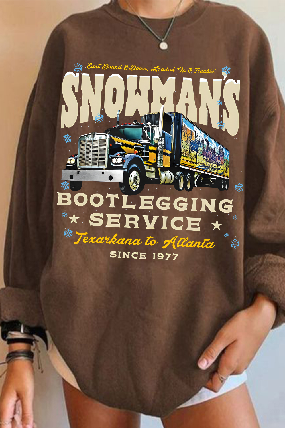 Christmas Smokey and the Bandit Women Sweatshirt