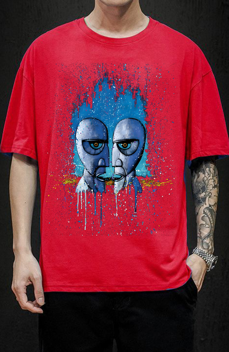 Pink Floyd Ink-Splash Print T-Shirt