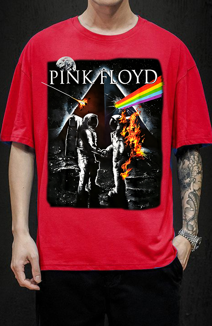 Pink Floyd Astronaut Print T-Shirt