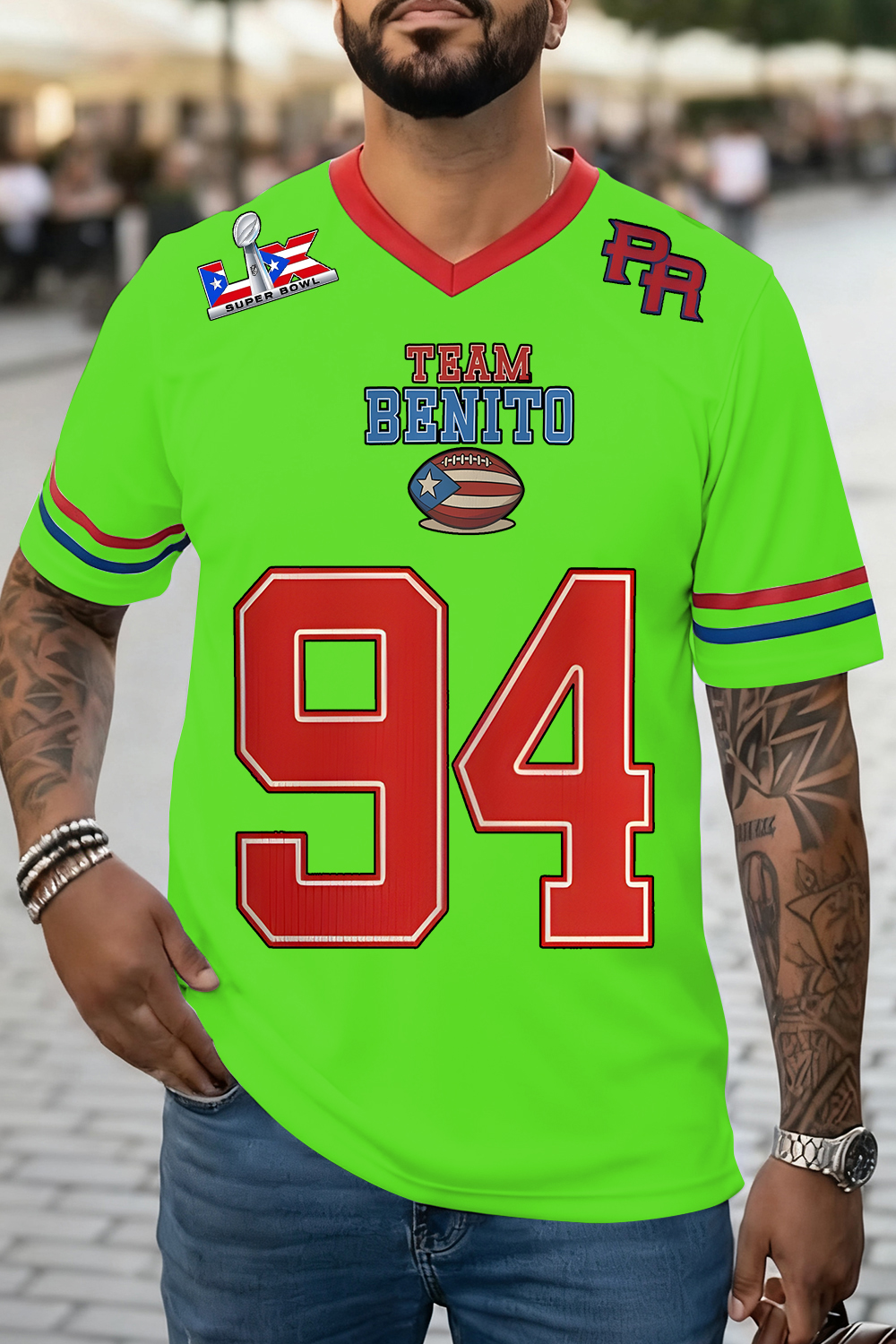 Cool Bunny Jersey for Breezy Bowl 2026 🔥Team Benito Football Jersey