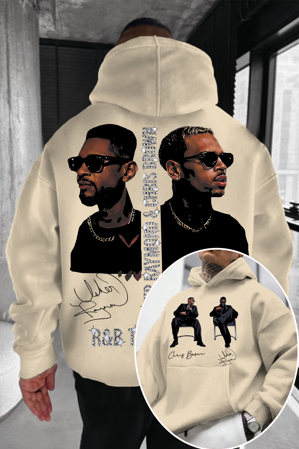 CB & Usher Concert Hoodie
