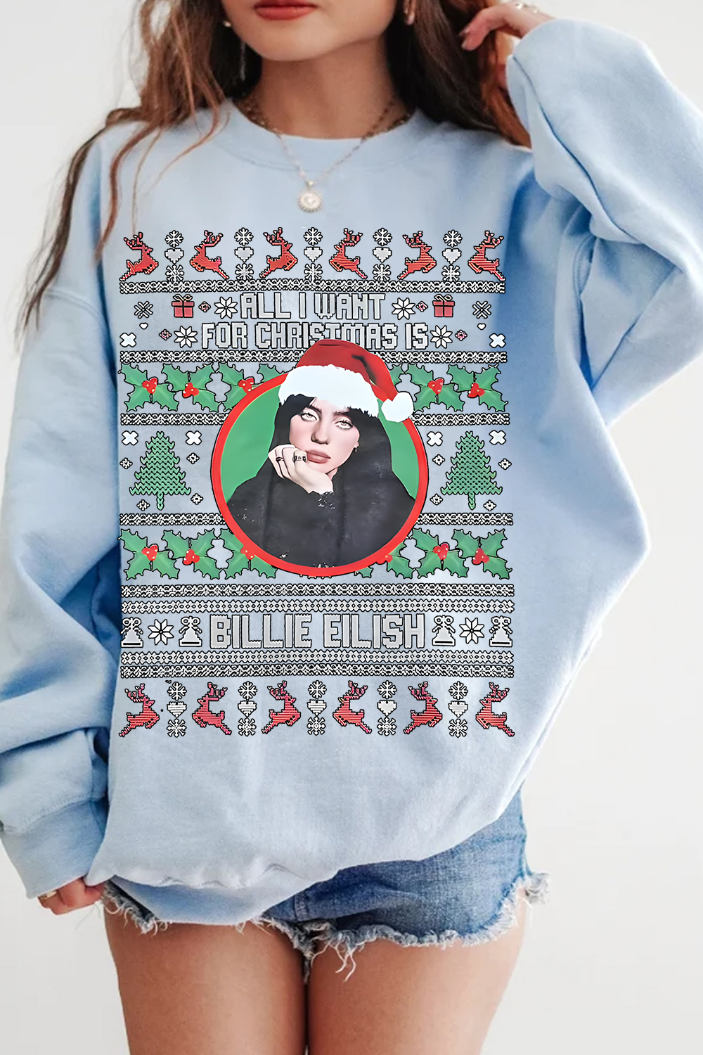 Billie Eilish Christmas Sweatshirt