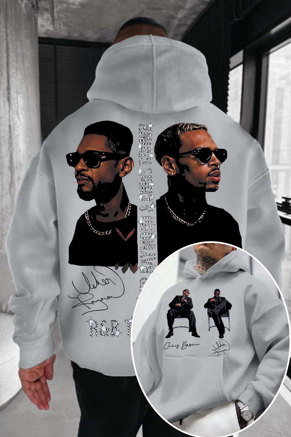 CB & Usher Concert Hoodie