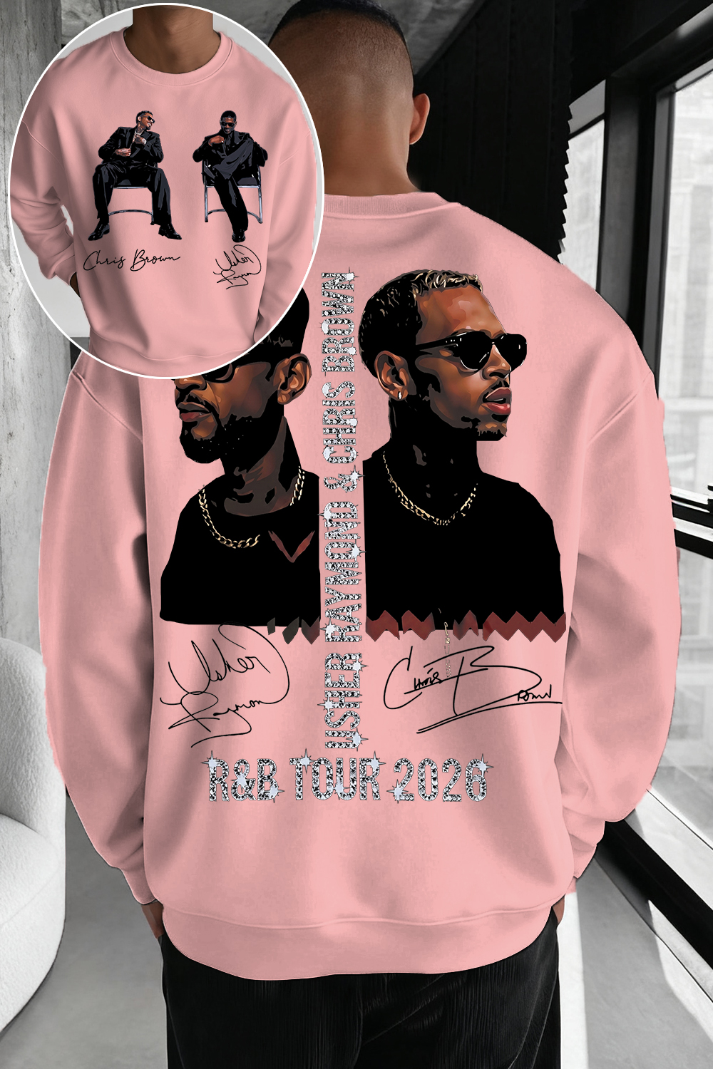 CB & Usher Concert Sweatshirt