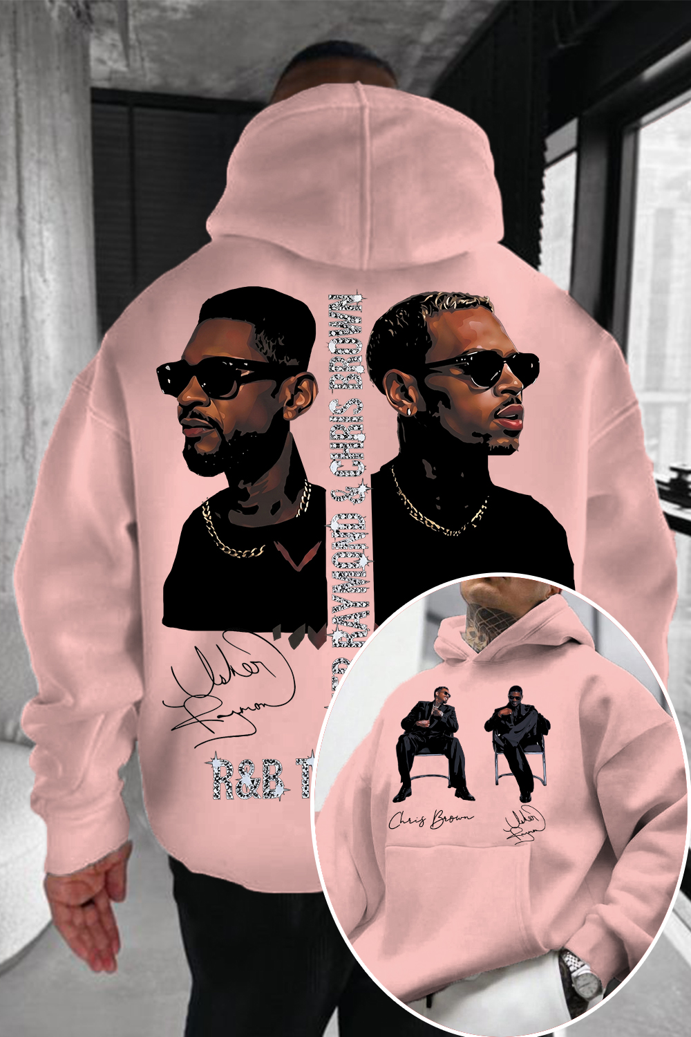 CB & Usher Concert Hoodie