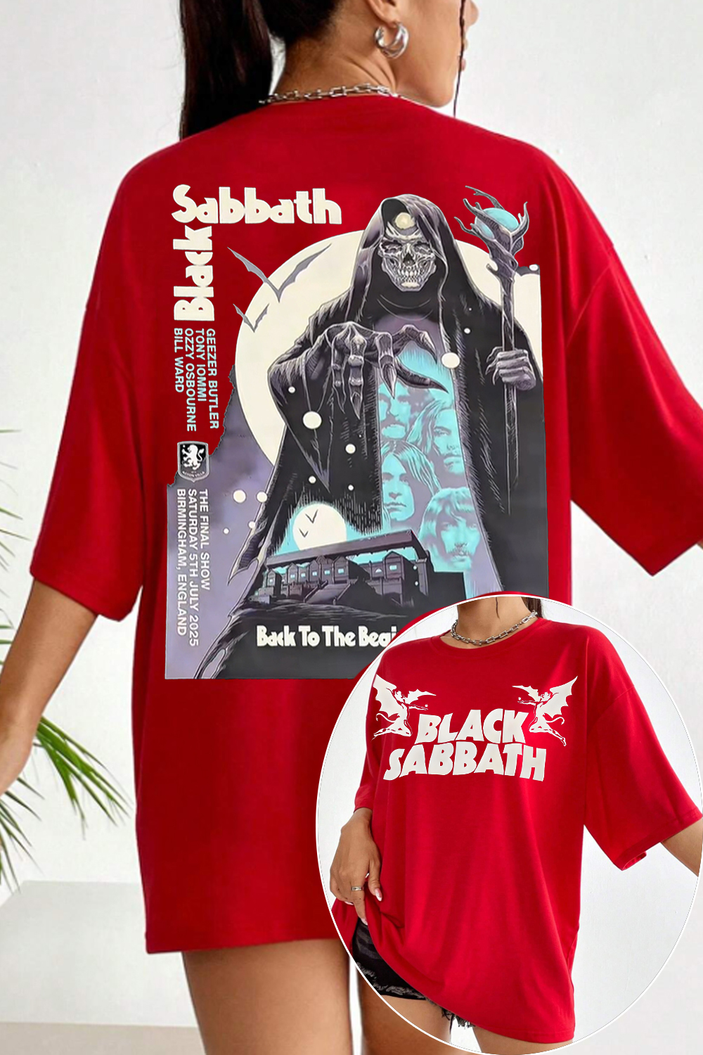 Black sabbath women tee