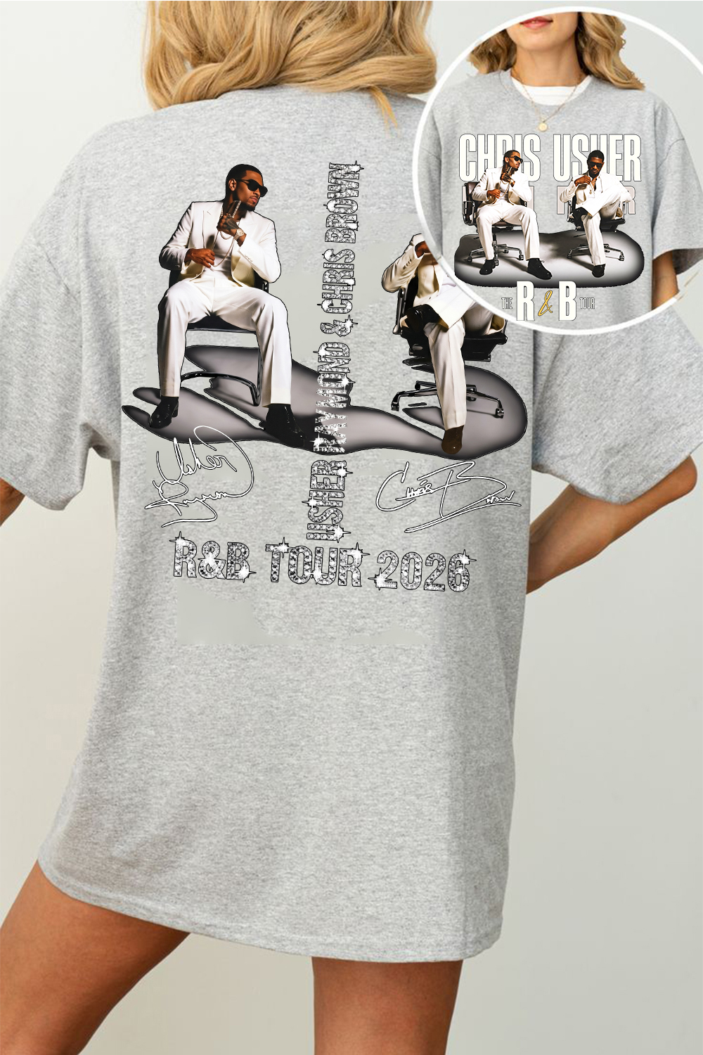 CB & Usher Concert Women Shirt