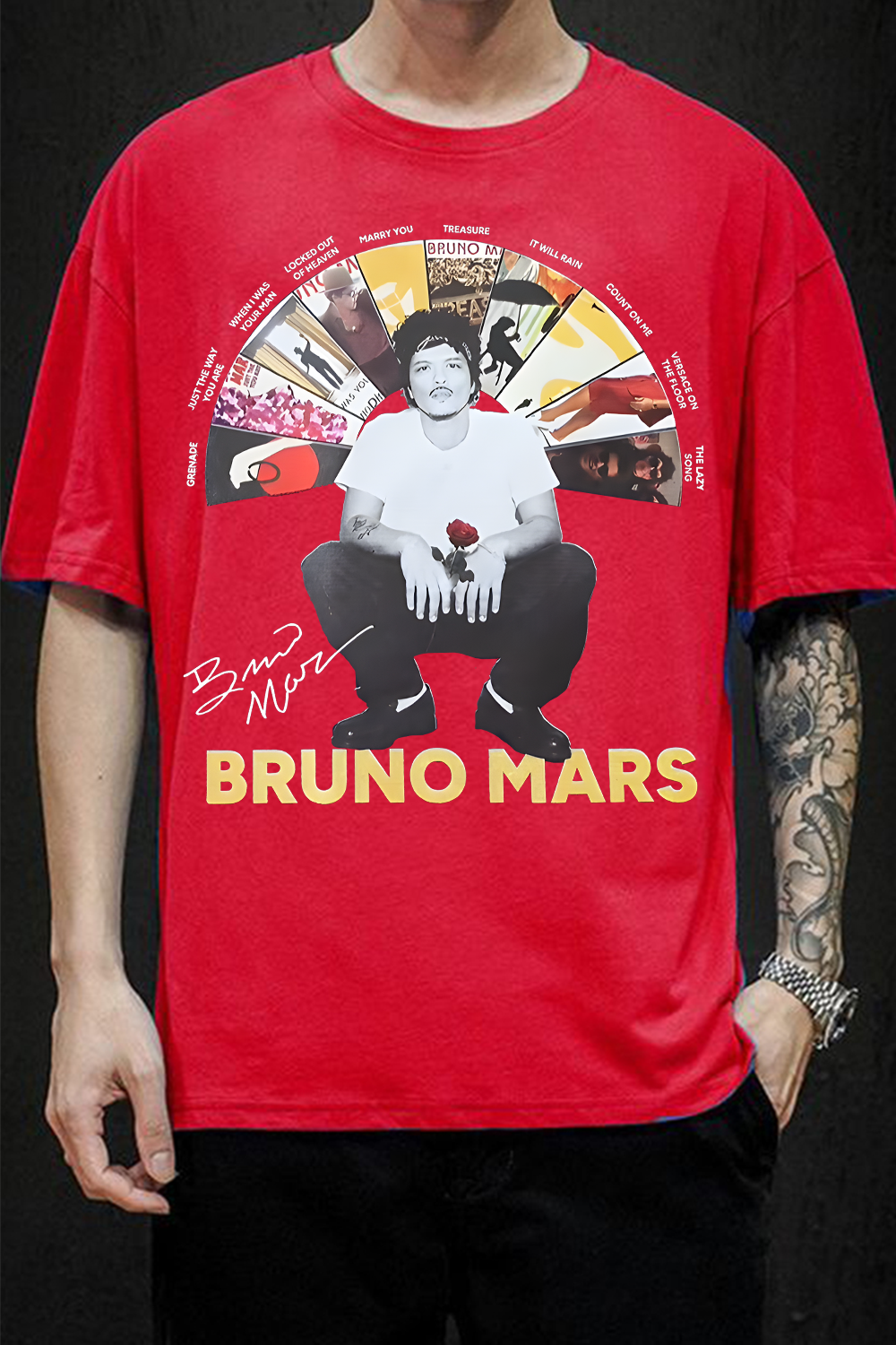 Bruno Mars Music Shirt
