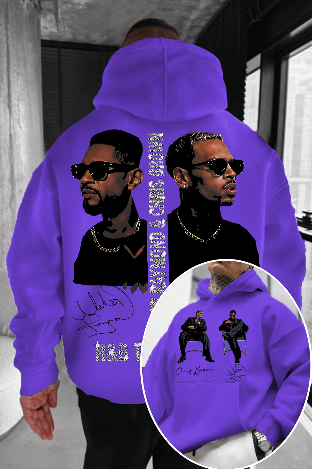 CB & Usher Concert Hoodie