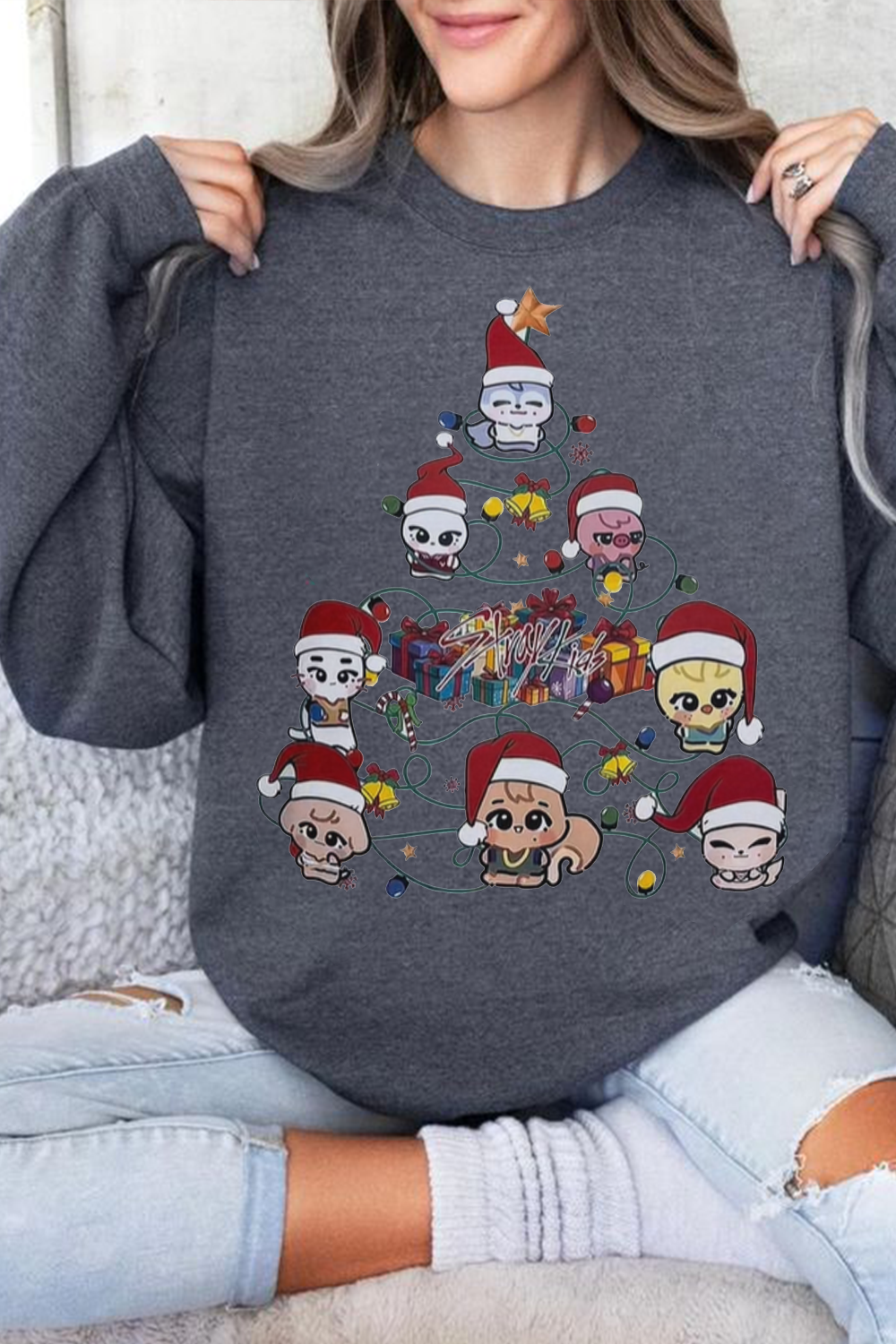 Straykids Fans Christmas Sweatshirt