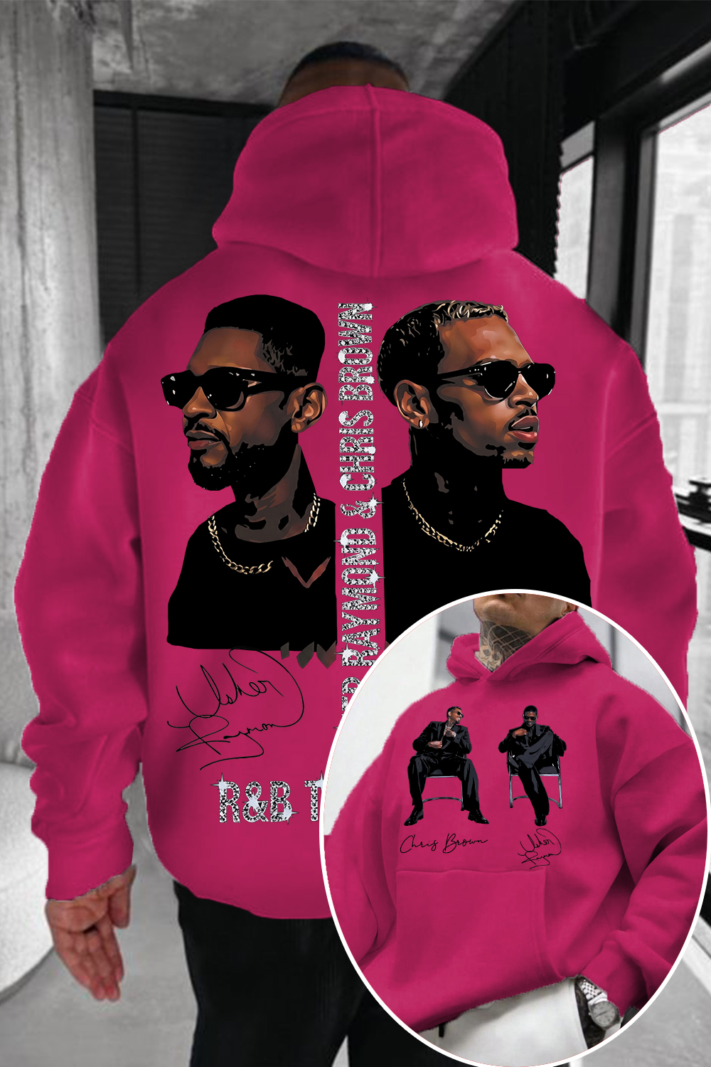 CB & Usher Concert Hoodie