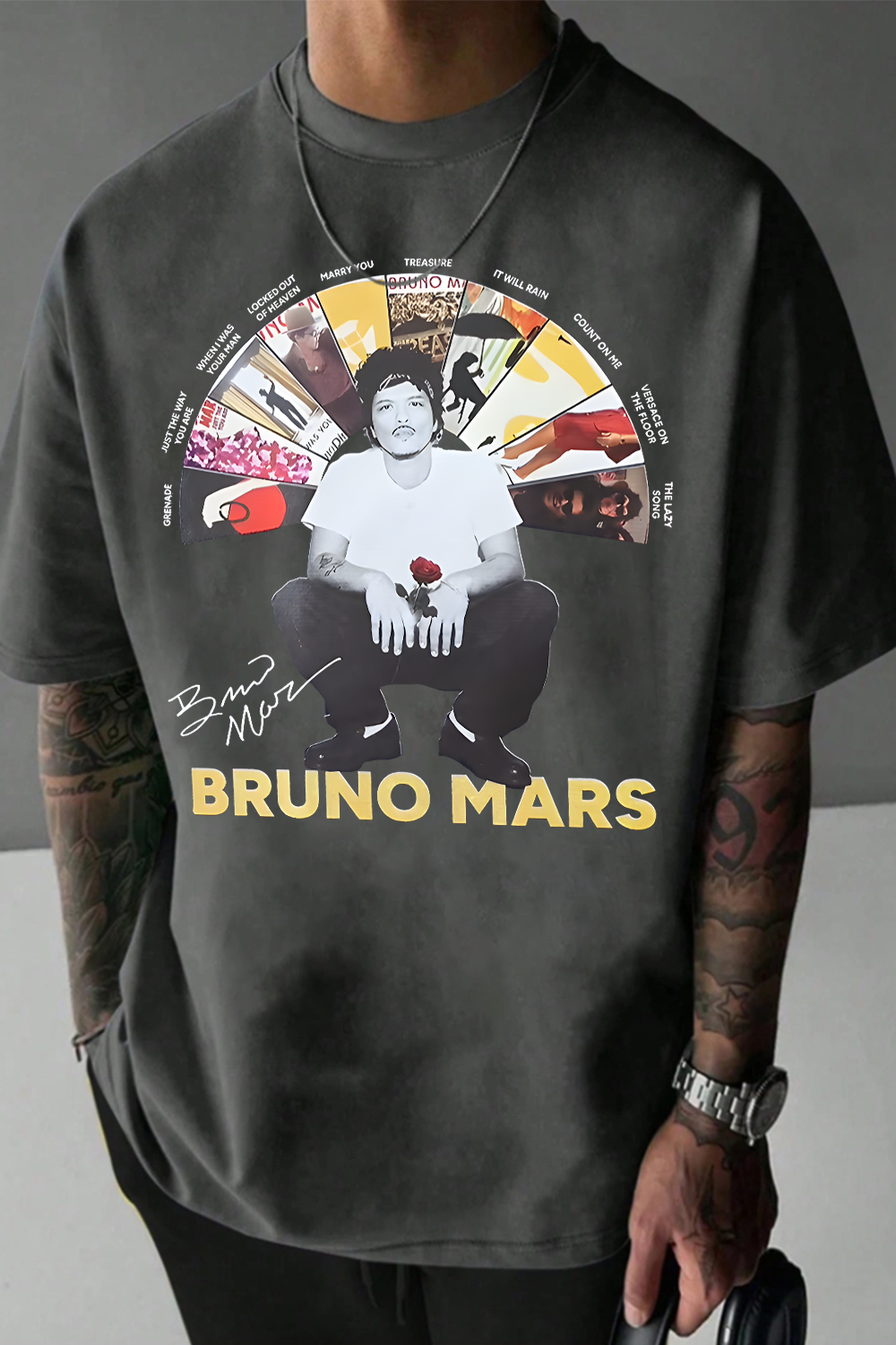 Bruno Mars Music Shirt