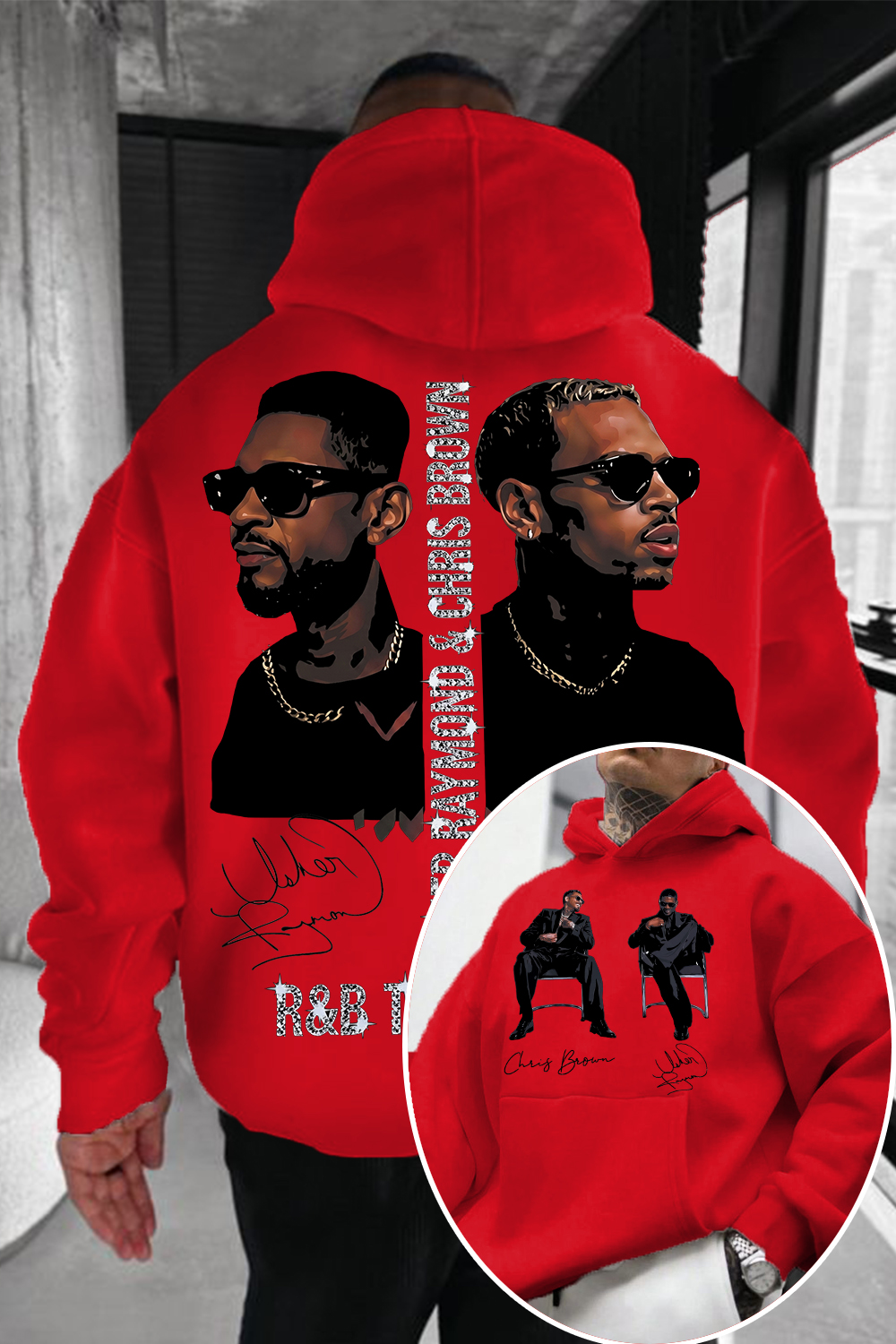 CB & Usher Concert Hoodie