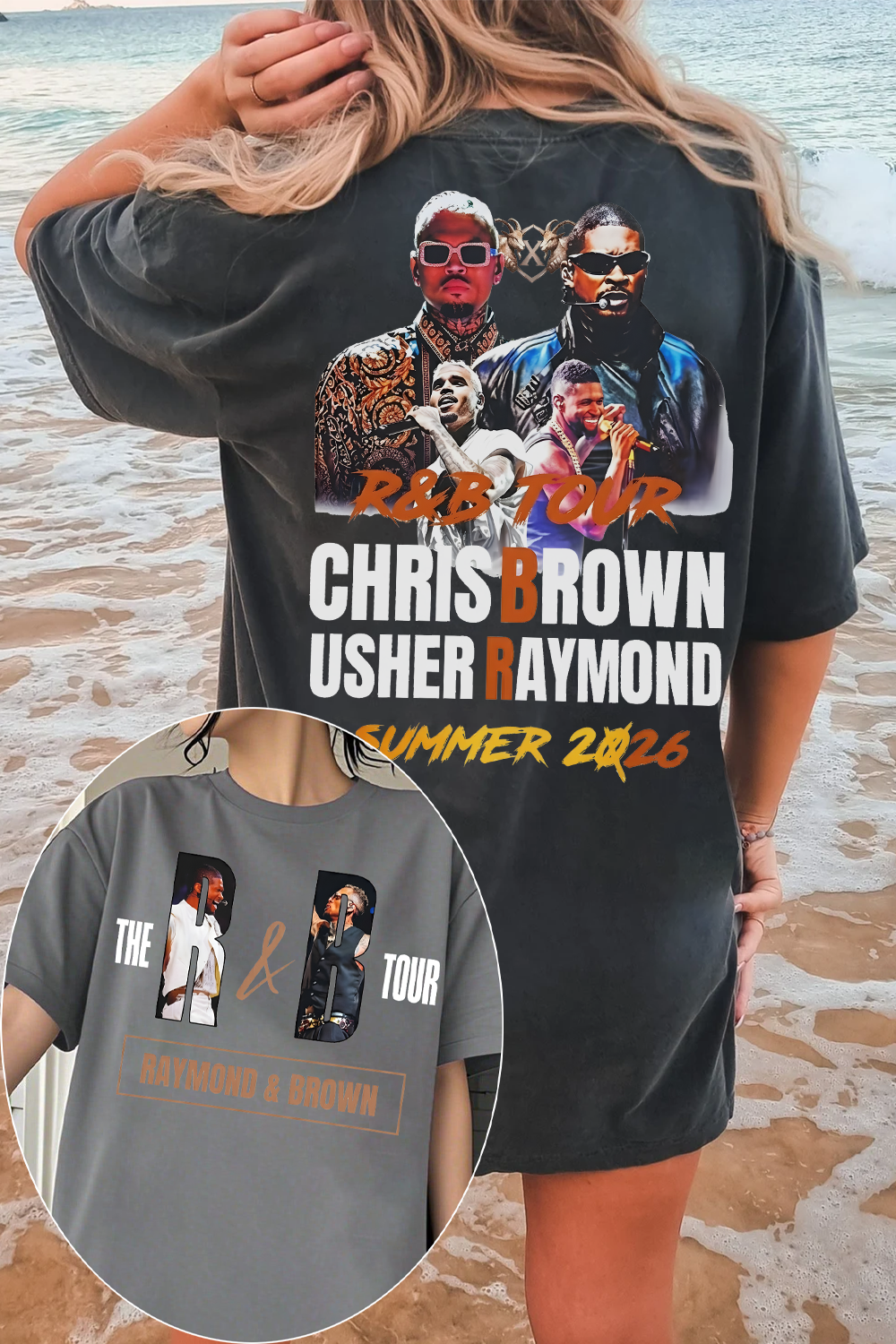 Usher x Chris Brown Women's T-Shirt