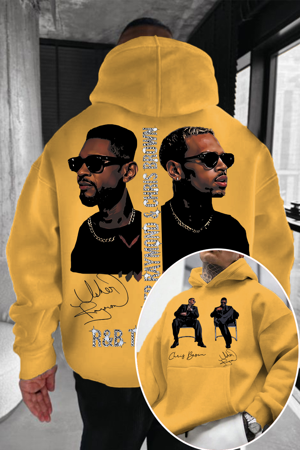 CB & Usher Concert Hoodie