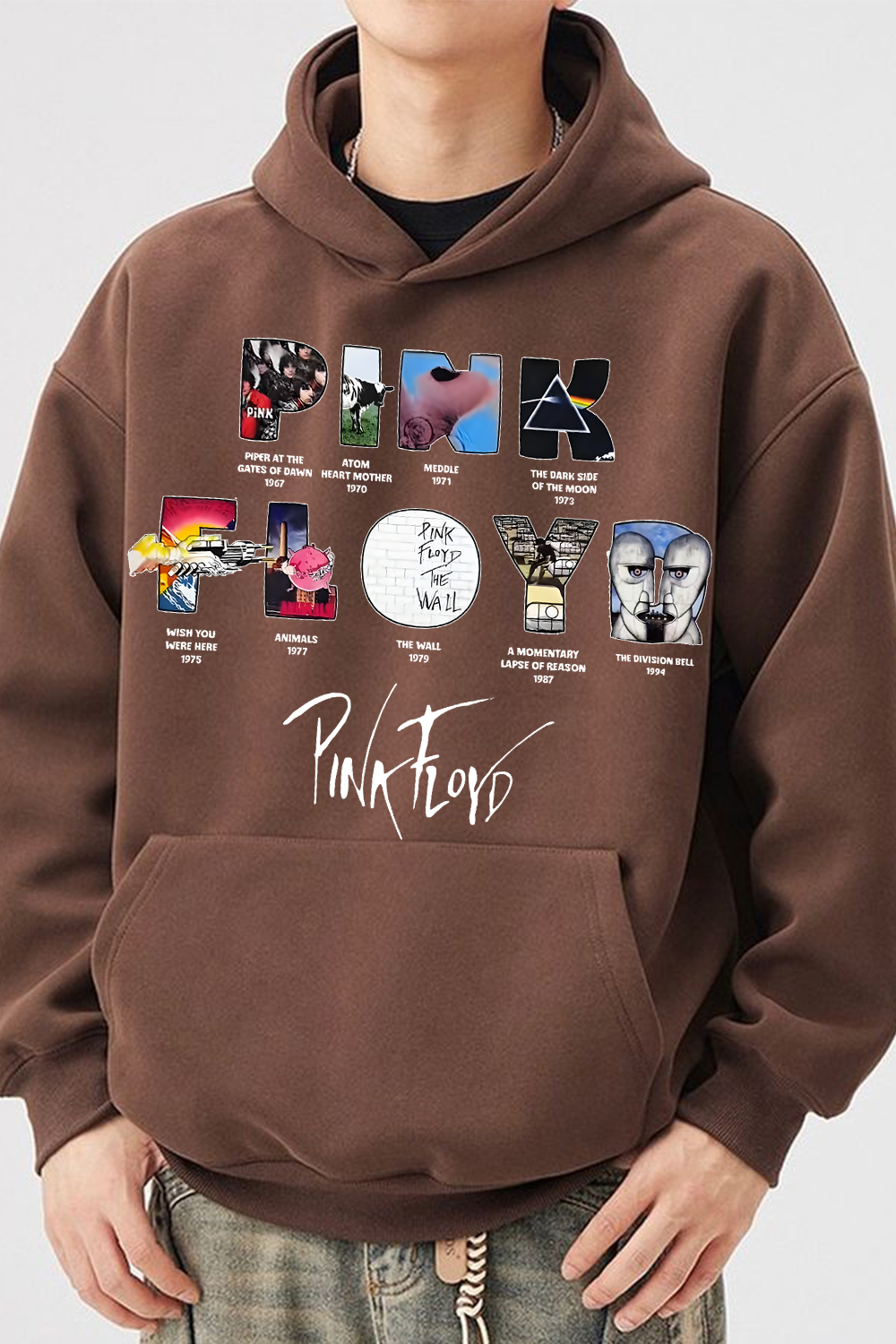 Pink Floyd Men's Long-sleeved Hoodie