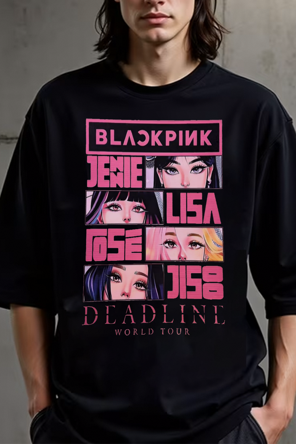 BLACKPINK tour 2025 men shirt