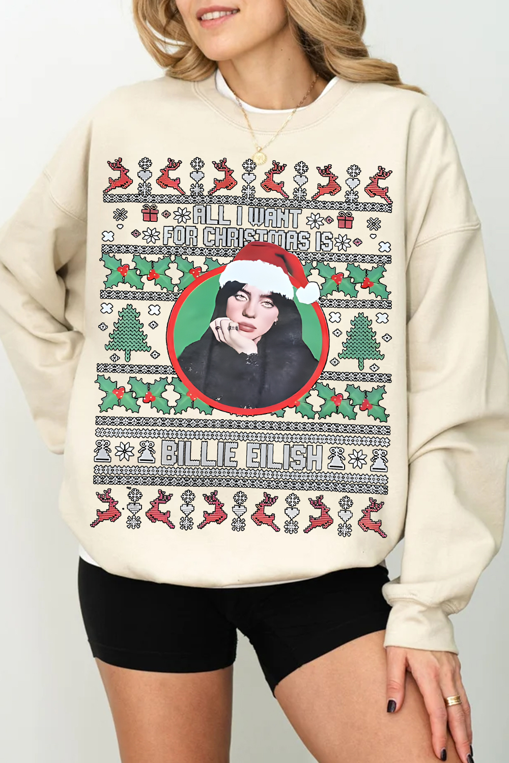 Billie Eilish Christmas Sweatshirt