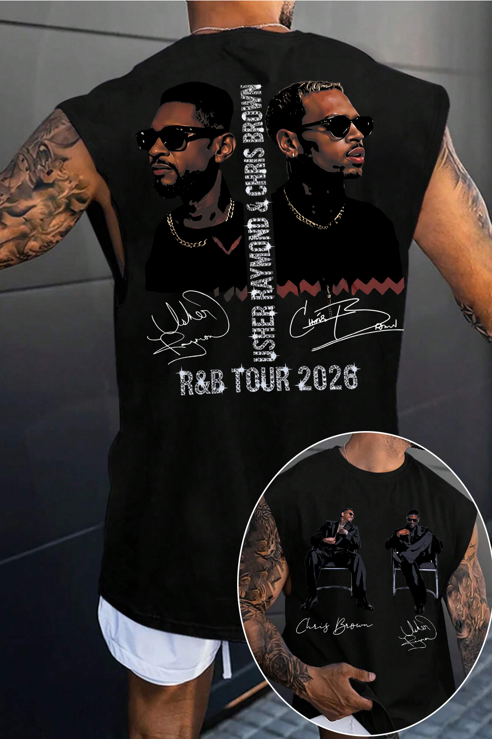 CB & Usher Concert Tank