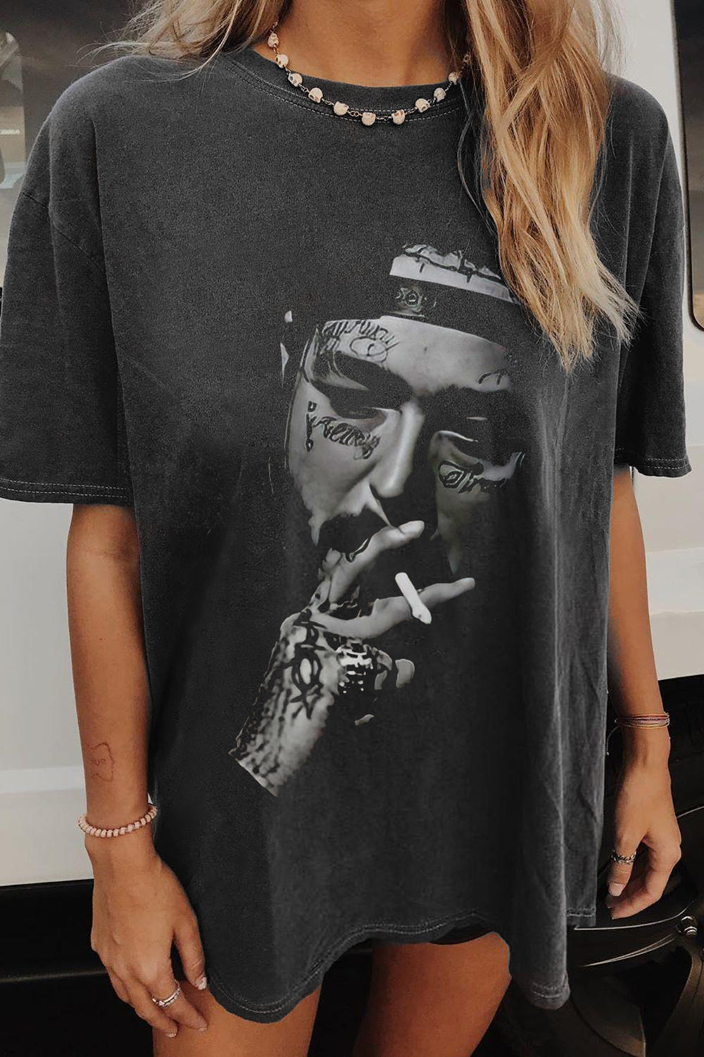 Posty Merch Music Graphic Tee For Women