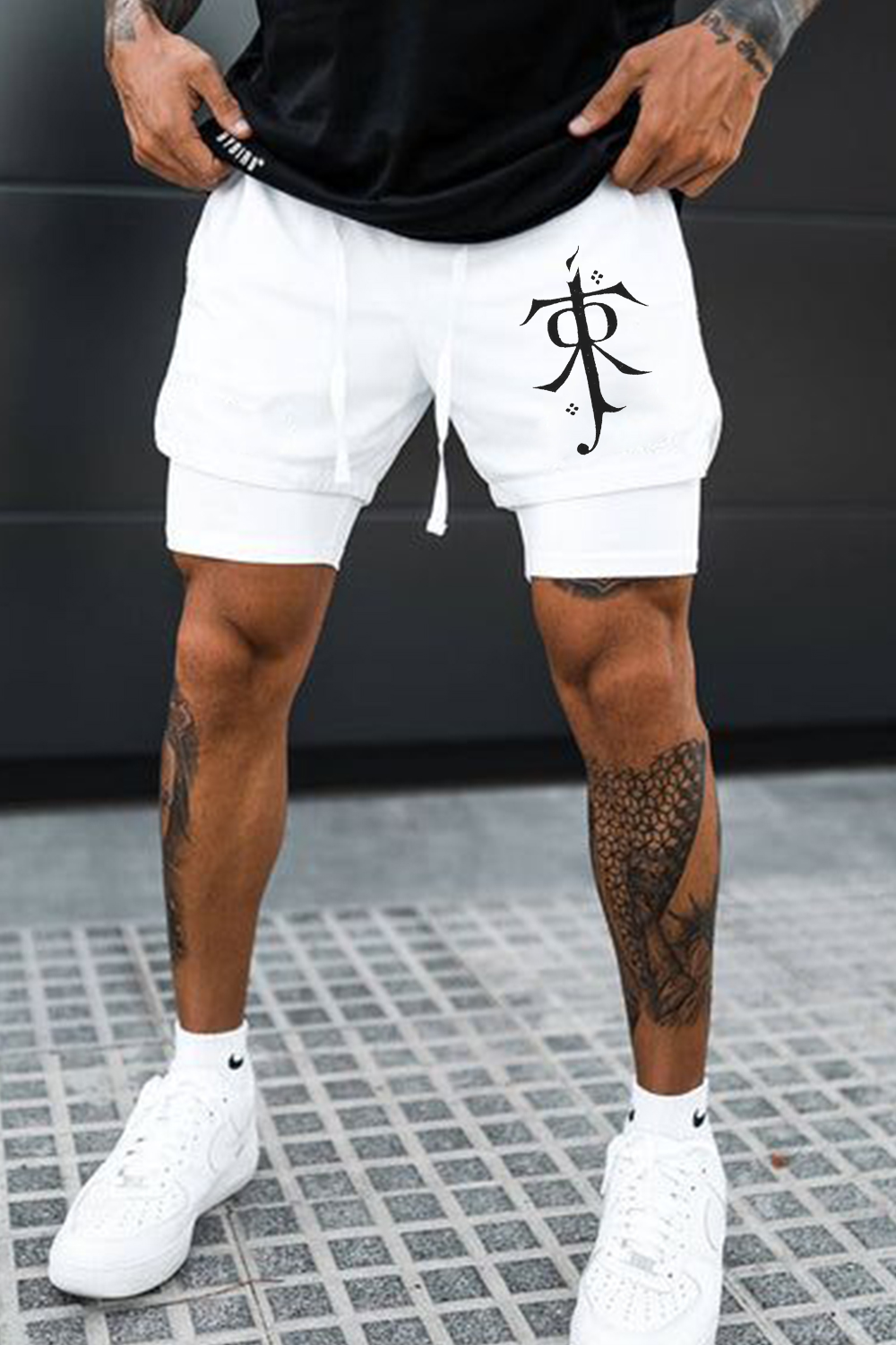 Lord of the Rings printed   casual shorts