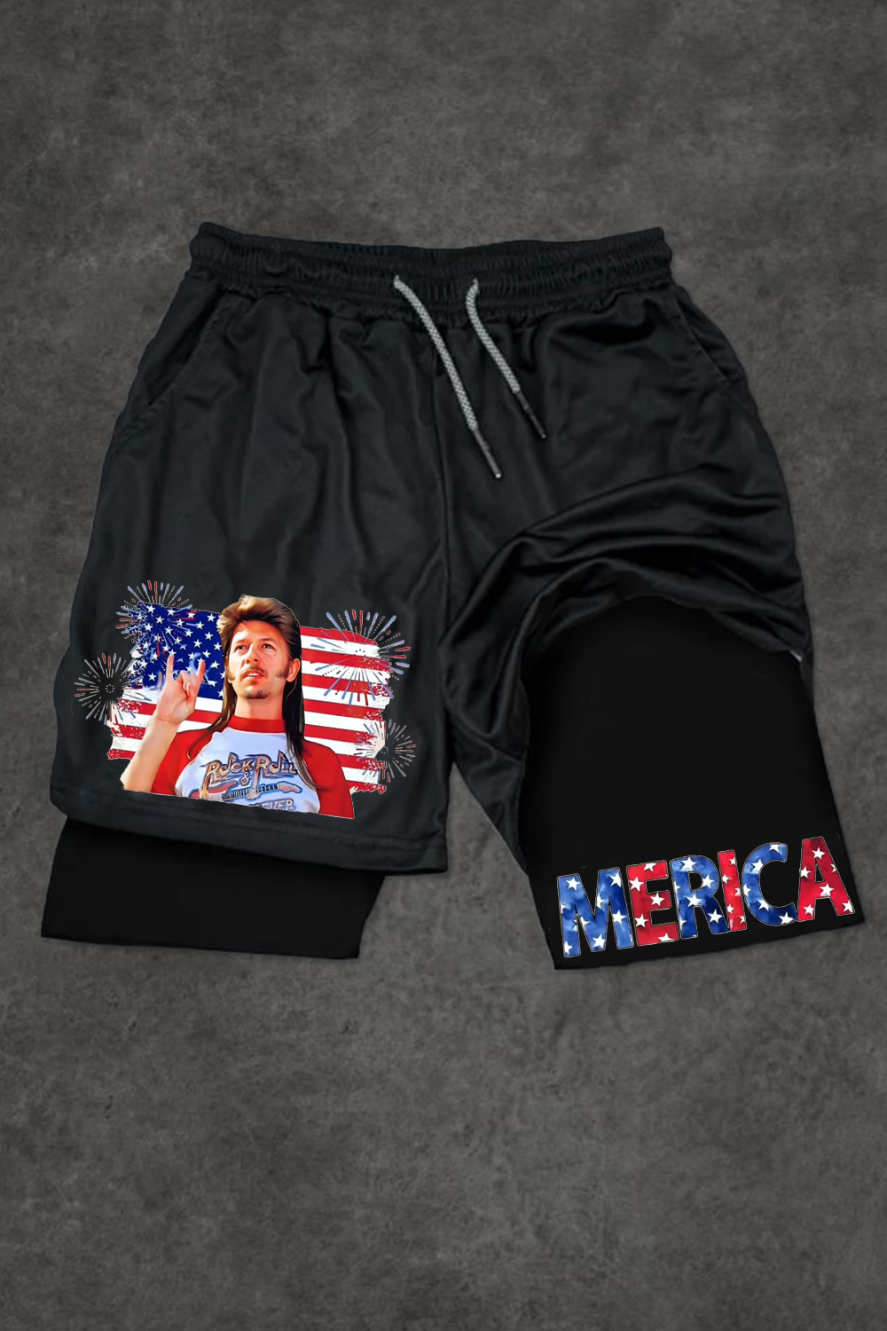 Joe Dirt casual shorts is ready for your party in 4th of July🇺🇸