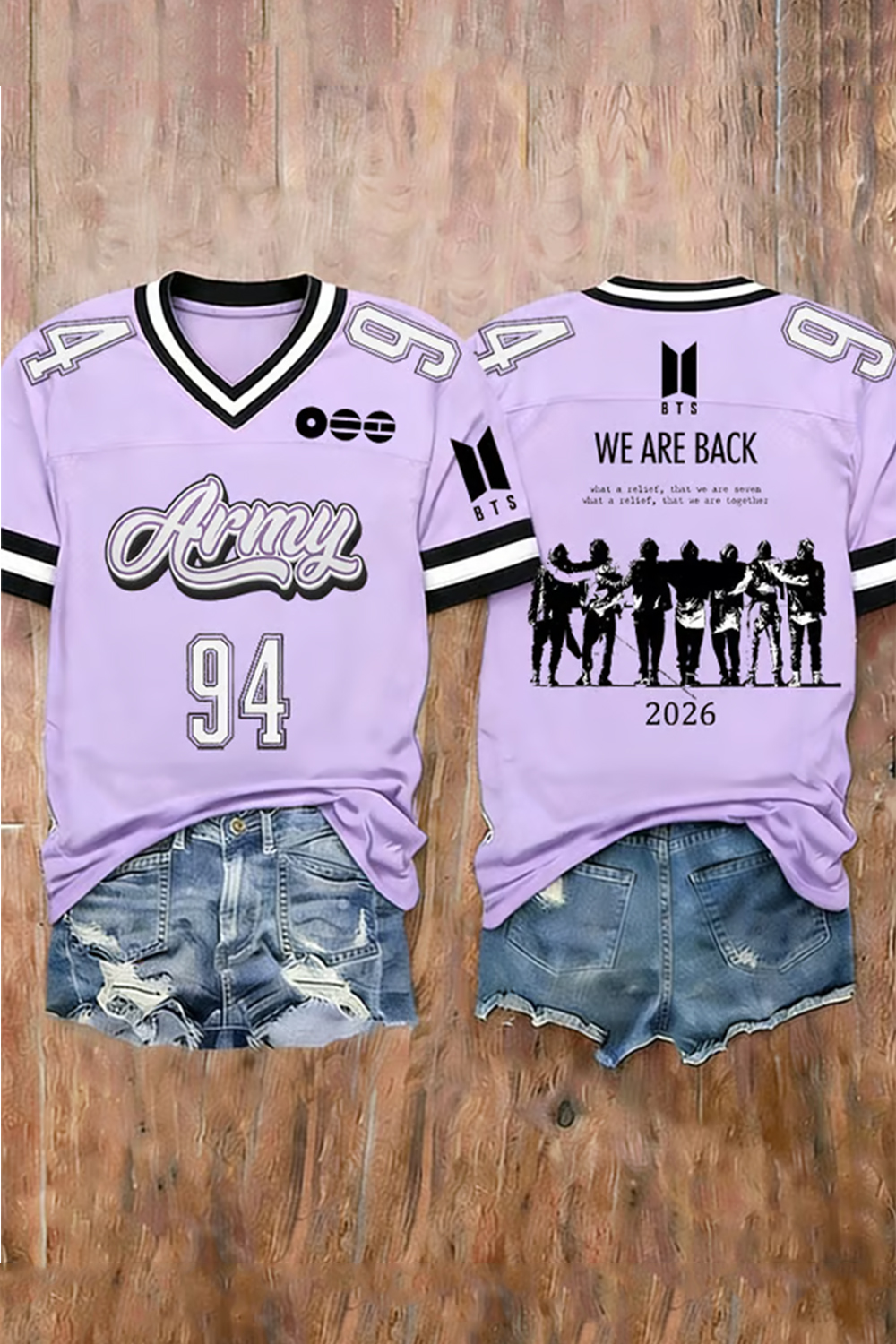 Women's 2026 Bts Comeback Art Print Jersey