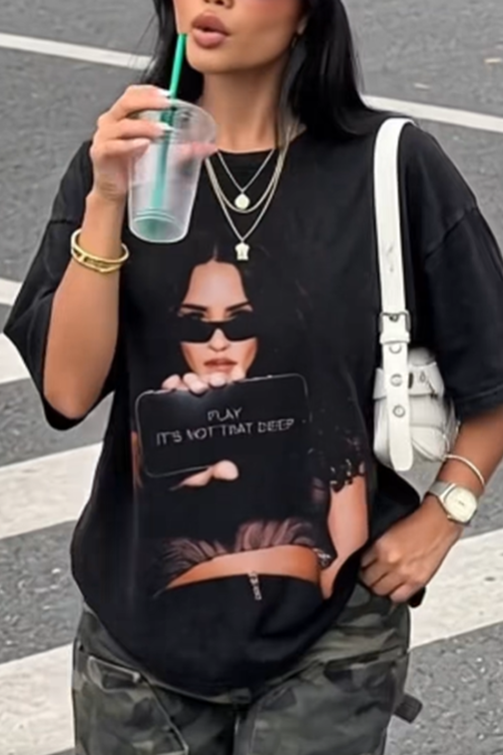 Demilovato Printed Shirt
