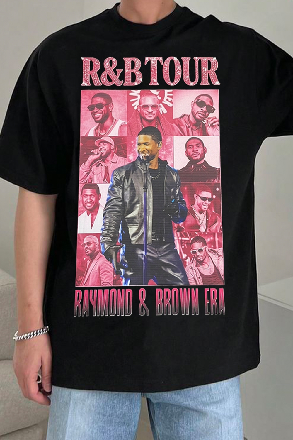 Vintage Usher R&B Tour T-shirt
