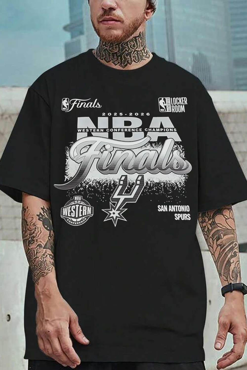 Spurs Locker Room Finals T-Shirt