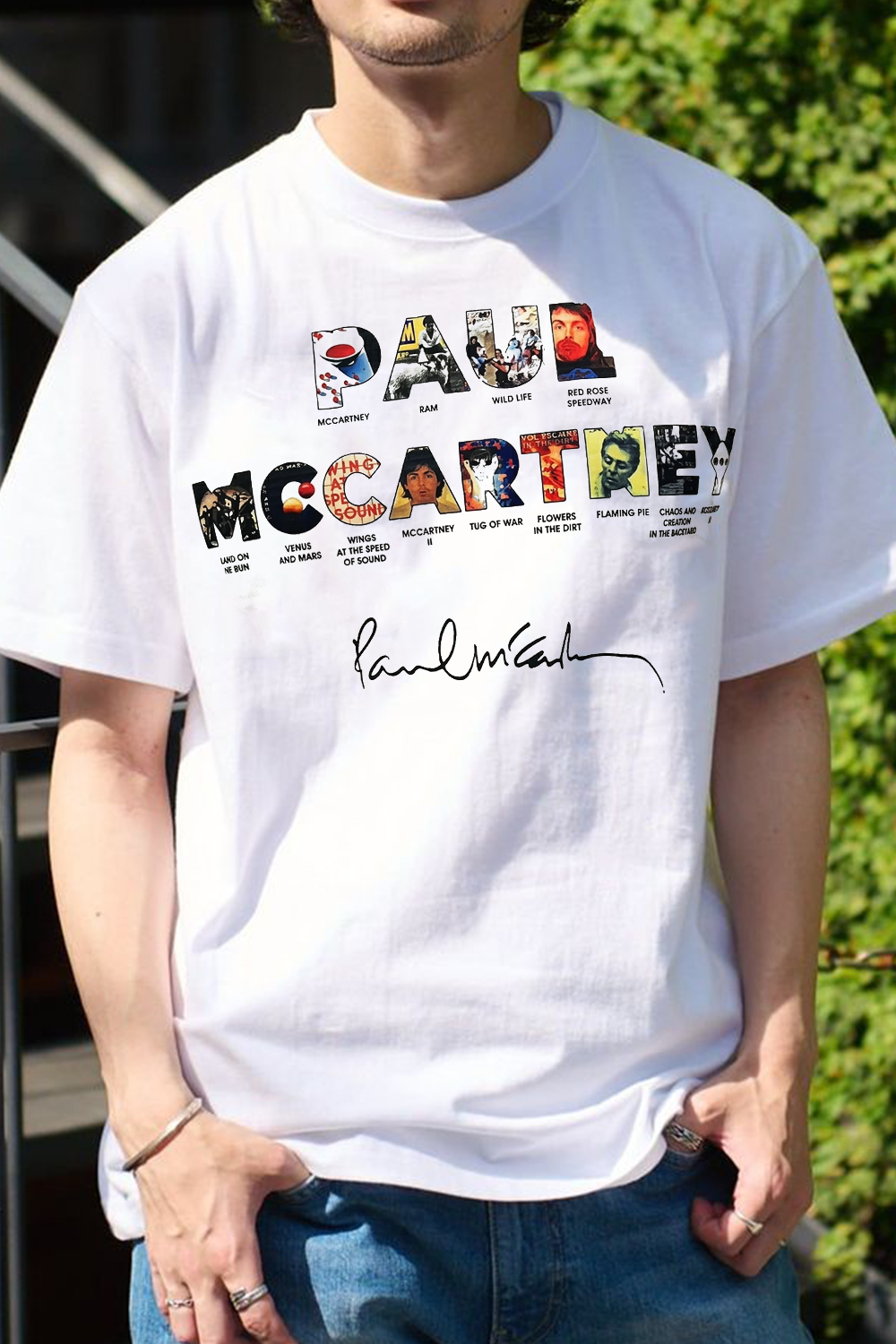 Paul Mccartney Print Shirt