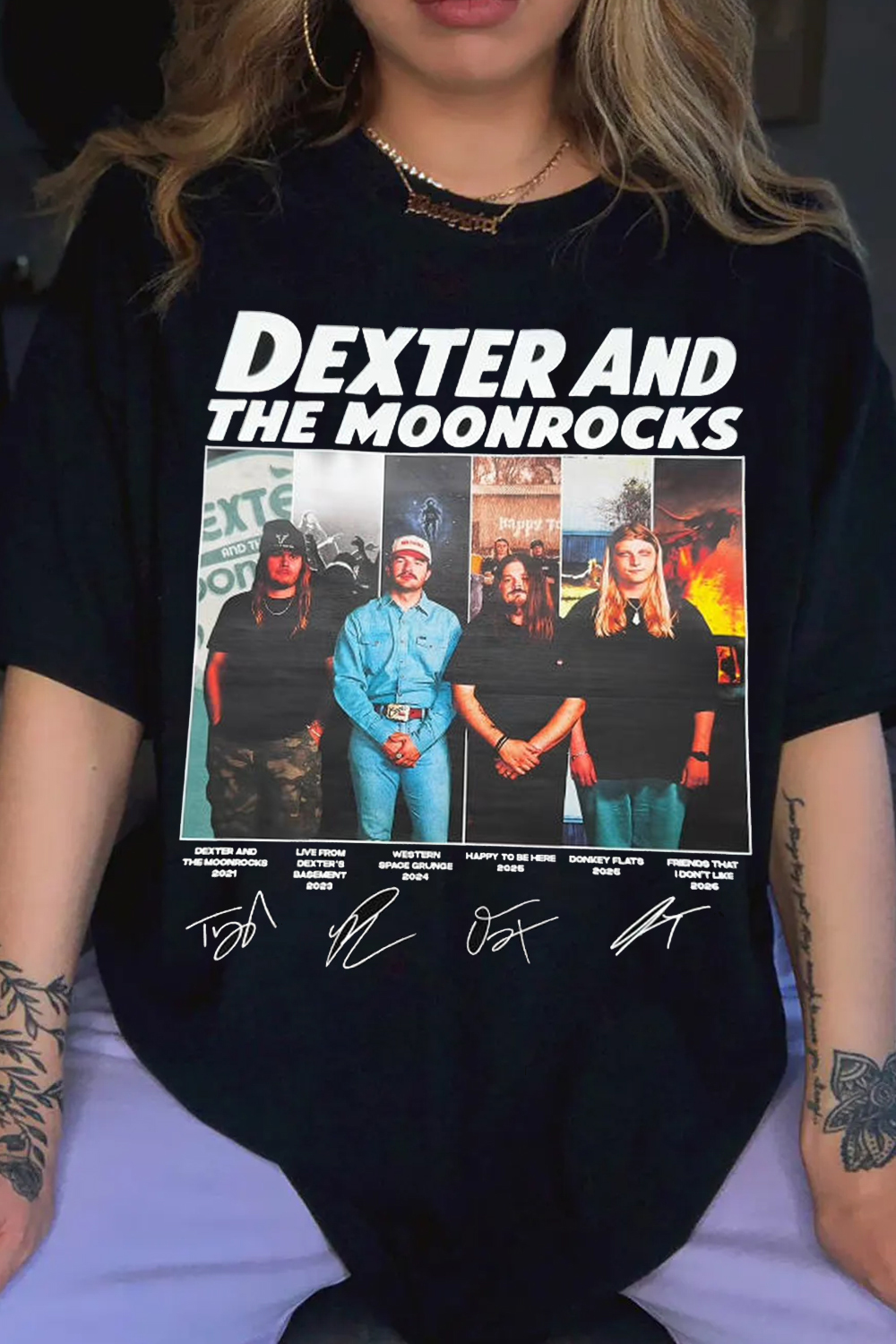 Dexter And The Moonrocks Band Tee