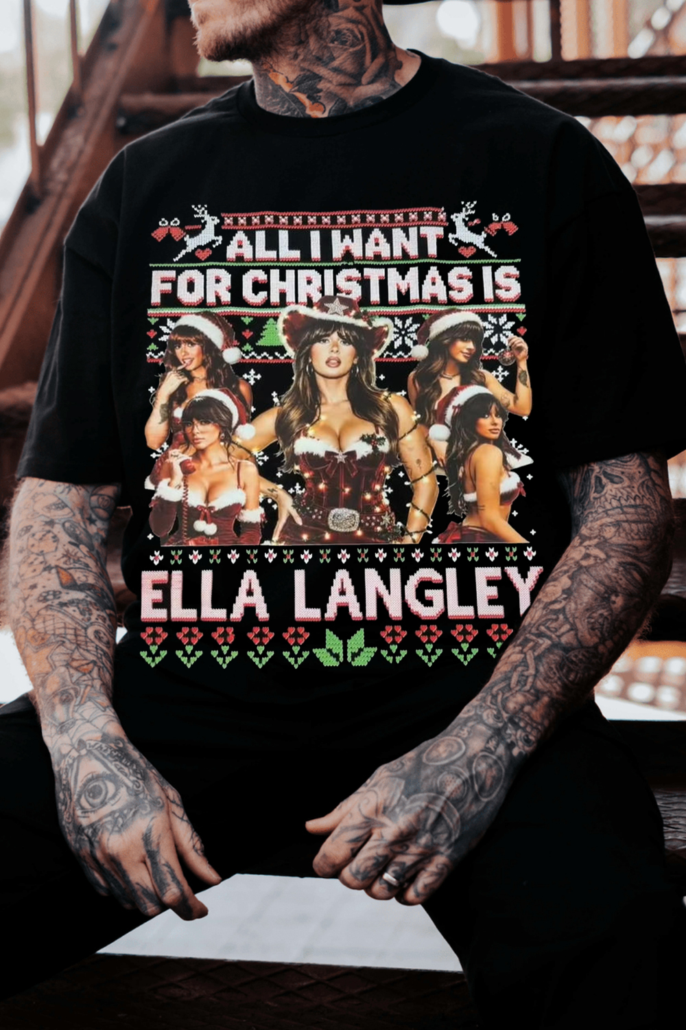 Ella Langley All I Want For Christmas Graphic T-Shirt