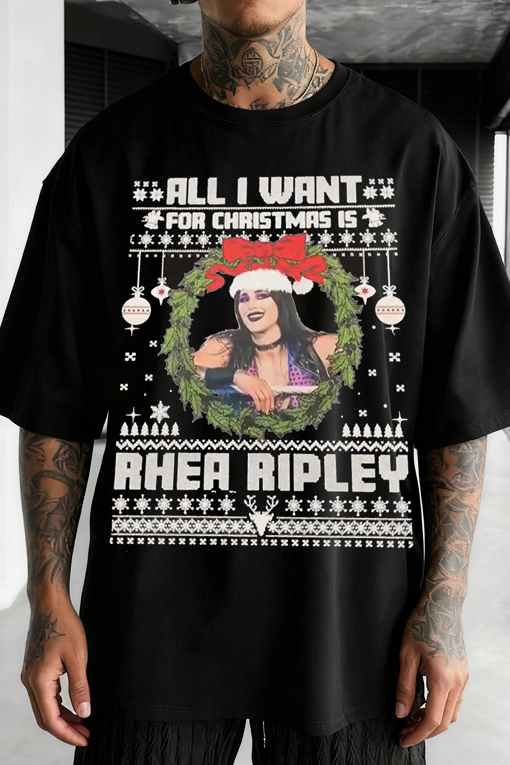 Rhea Ripley Christmas T-Shirt