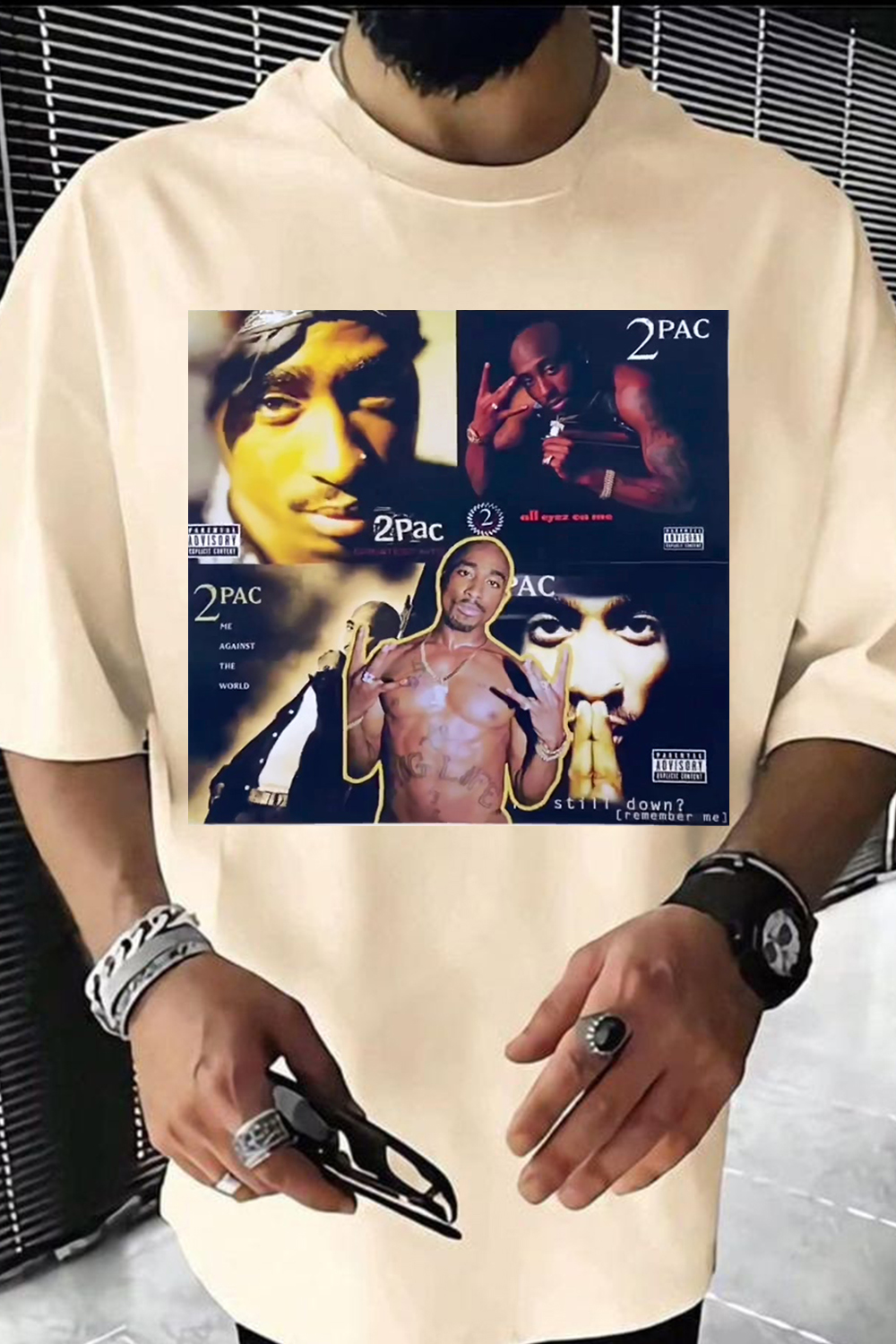 2Pac Rap Graphic T-Shirt