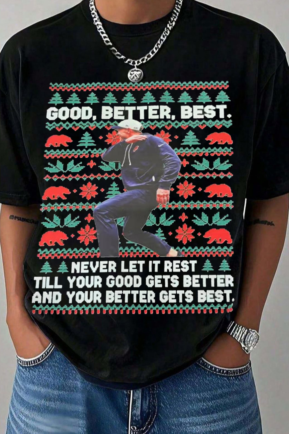 Ben Johnson Christmas Graphic T-Shirt