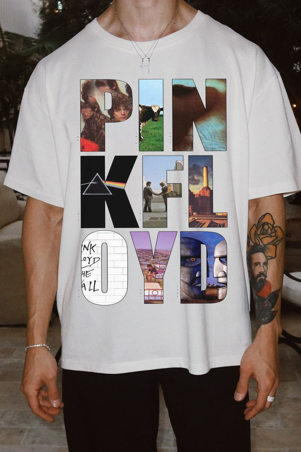 Pink Floyd Album Print T-Shirt