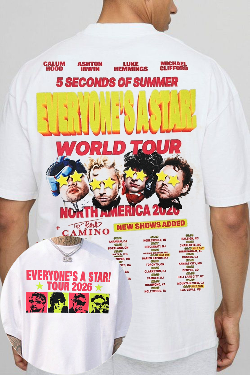 5seconds Tour Shirt