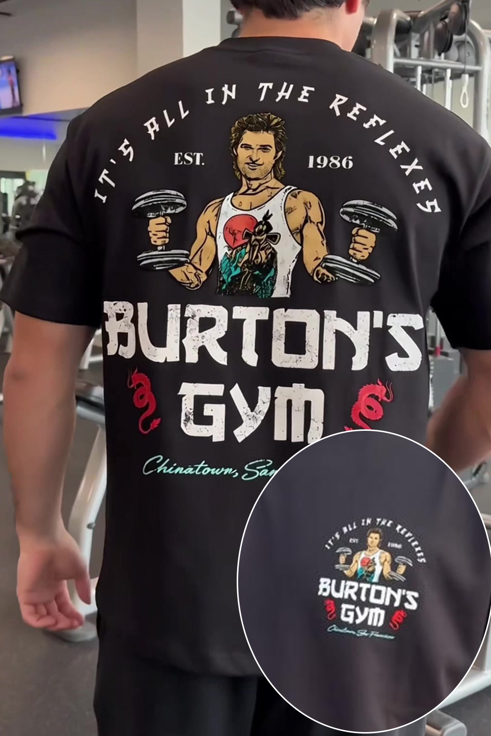 Burton's Gym Big Trouble In Little China Tee