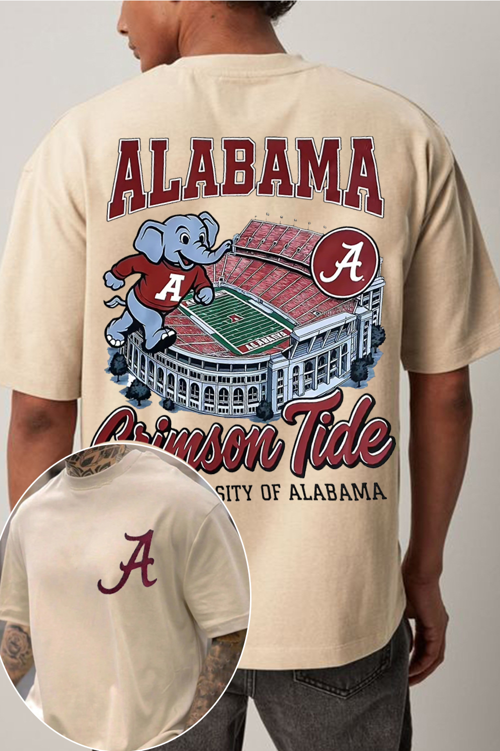 🐘🔥🥇NCAA Football Tee