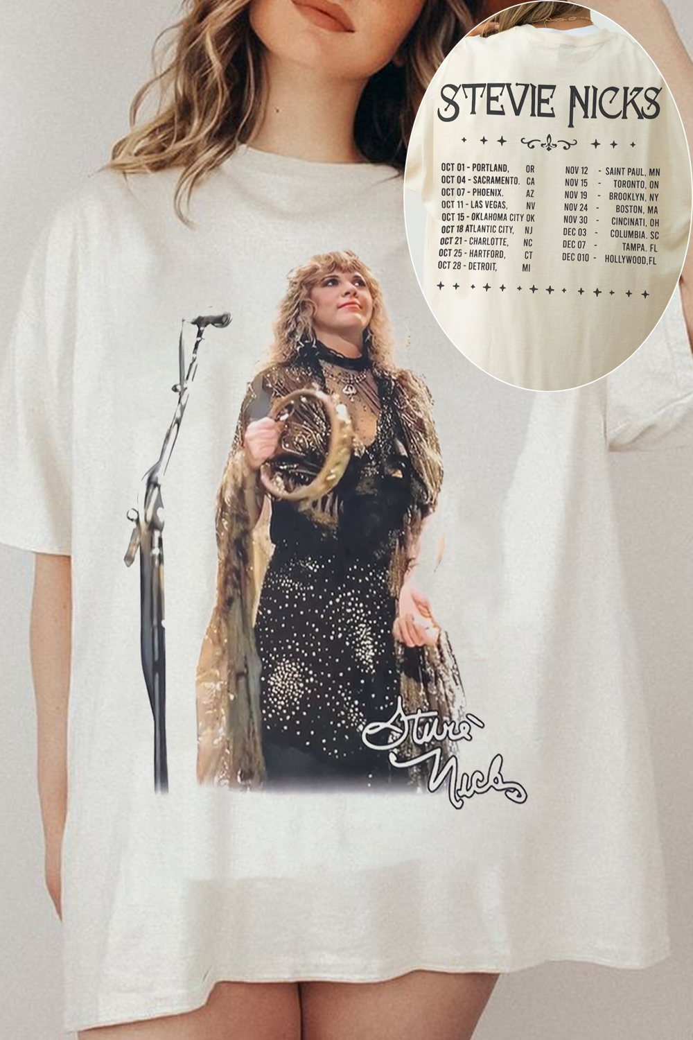 Stevie Nicks Tour 2025 Shirt